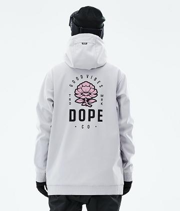 Silver Women's Dope Yeti 2021 Rose Ski Jackets | AUTV3700