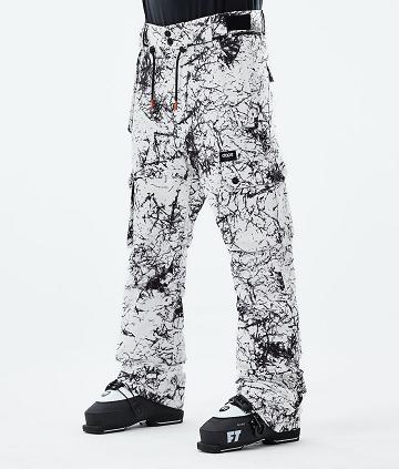 White / Black Men's Dope Iconic 2021 Ski Pants | AUYU2651