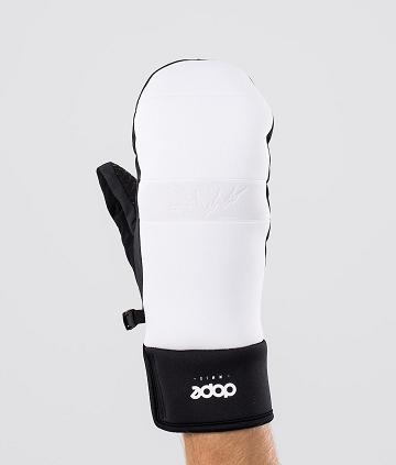 White / Black Men's Dope Signet None Gloves | AUVD3112