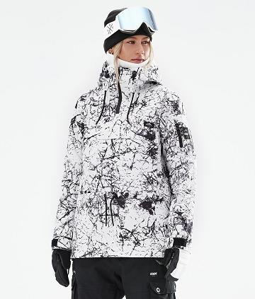 White / Black Women's Dope Annok W 2021 Ski Jackets | AUWY3599