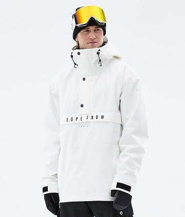 White Men's Dope Legacy Old Ski Jackets | AUUT2934