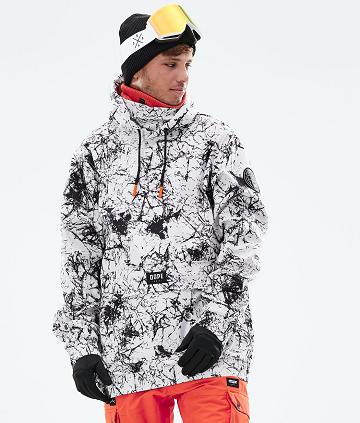 White Men's Dope Wylie Patch Ski Jackets | AUDN2954