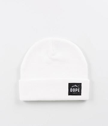 White Women's Dope Paradise Beanie | AUVD4020