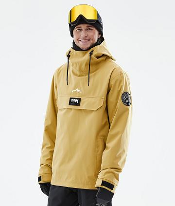 Yellow Men's Dope Blizzard Ski Jackets | AUXF2901