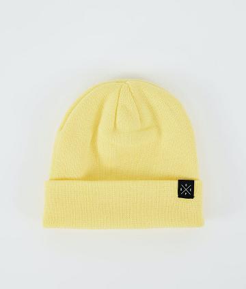 Yellow Men's Dope Solitude Faded Beanie | AUVD3228