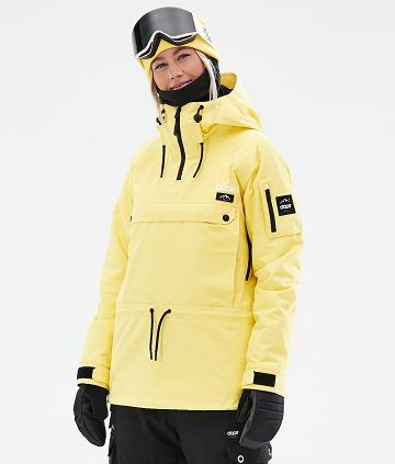 Yellow Women's Dope Annok W 2021 Ski Jackets | AUNB3602