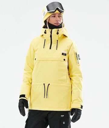 Yellow Women's Dope Annok W 2021 Snowboard Jackets | AUSO3433