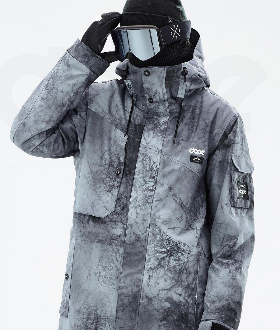 Aqua Men's Dope Adept Dirt Snowboard Jackets | AUVD2731