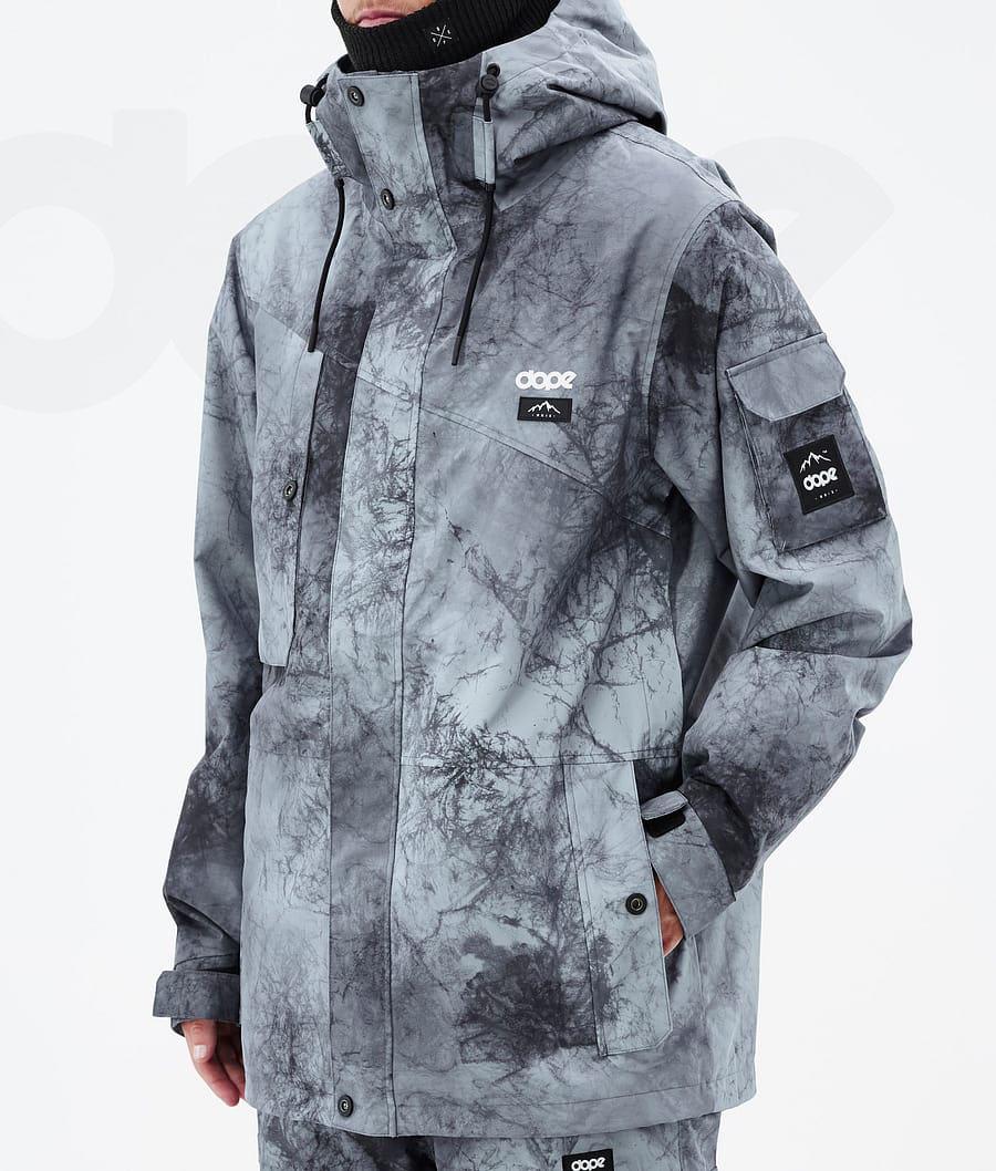 Aqua Men's Dope Adept Dirt Snowboard Jackets | AUVD2731