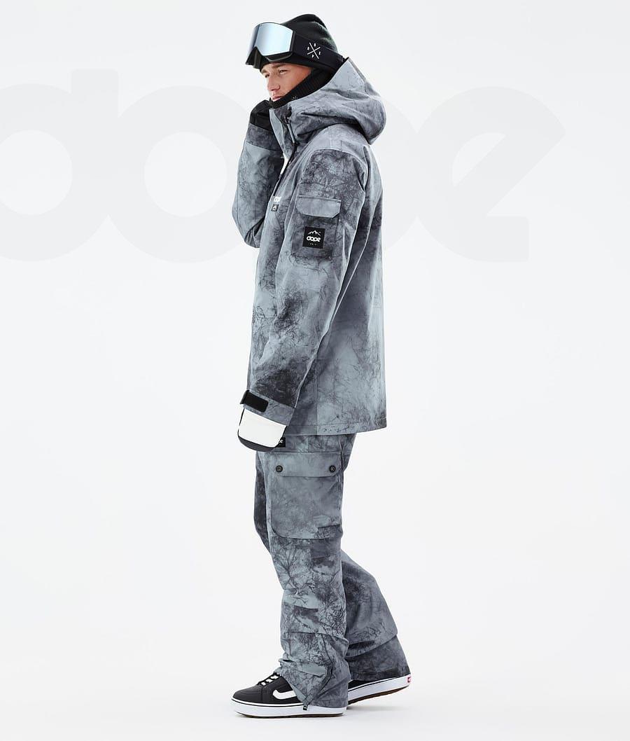 Aqua Men's Dope Adept Dirt Snowboard Jackets | AUVD2731