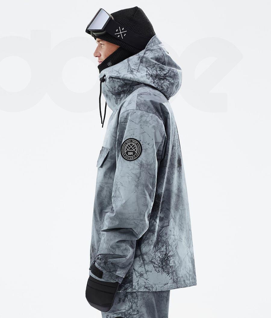 Aqua Men's Dope Blizzard Dirt Snowboard Jackets | AUWY2779