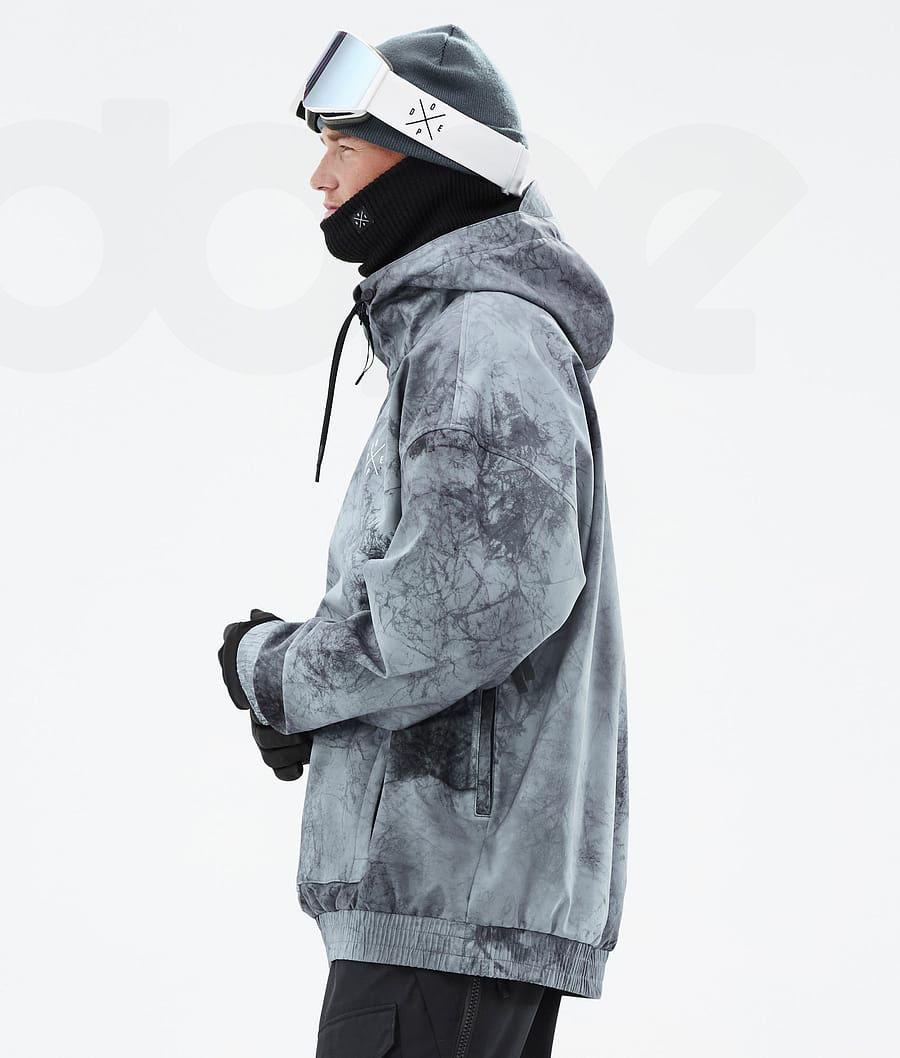 Aqua Men's Dope Cyclone Dirt Snowboard Jackets | AUUT2792