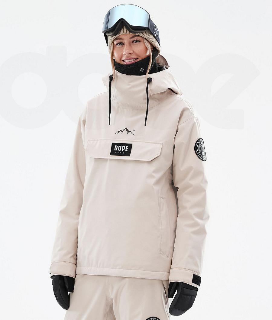 Beige Women\'s Dope Blizzard W Snowboard Jackets | AUJJ3454