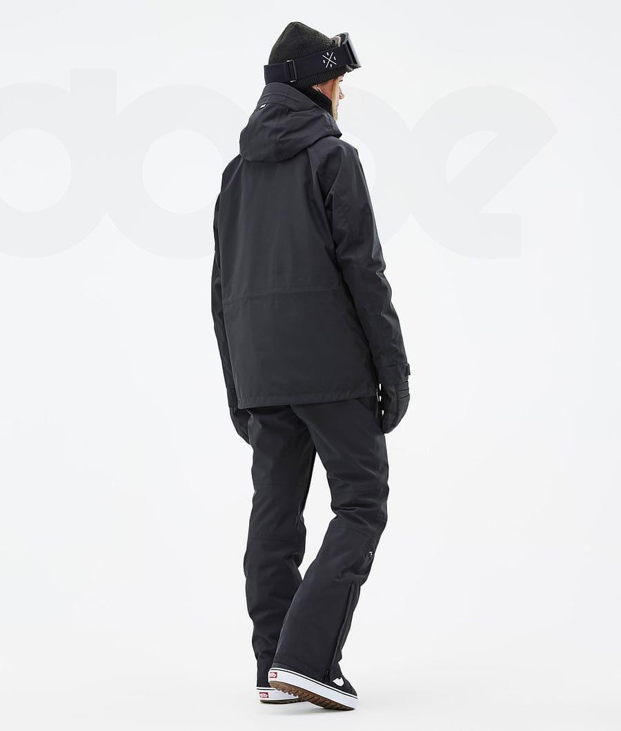 Black / Grey Women's Dope Annok W Snowboard Jackets | AUMA3420