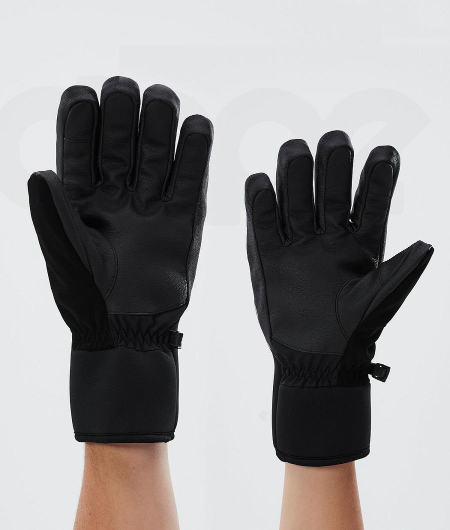 Black Men's Dope Ace Gloves | AUVD3086