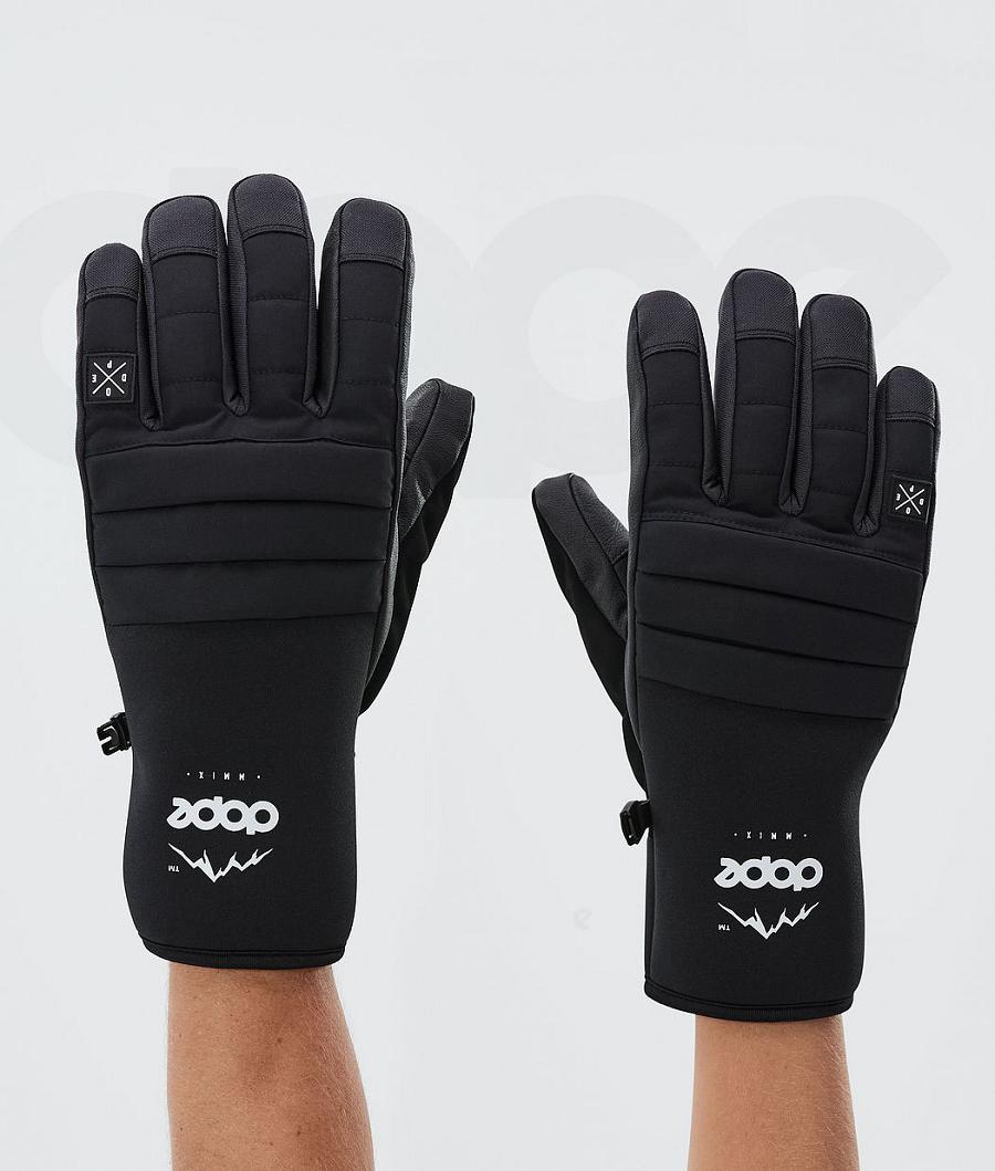 Black Men\'s Dope Ace Gloves | AUVD3086