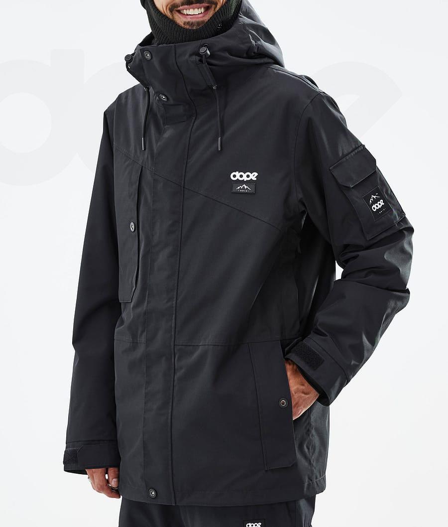 Black Men's Dope Adept 2020 Snowboard Jackets | AURW2724