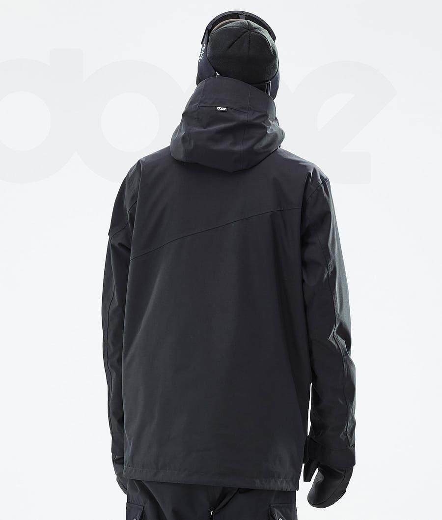 Black Men's Dope Adept 2020 Snowboard Jackets | AURW2724