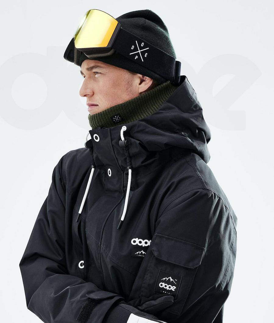 Black Men's Dope Adept 2021 Ski Jackets | AUNB2871