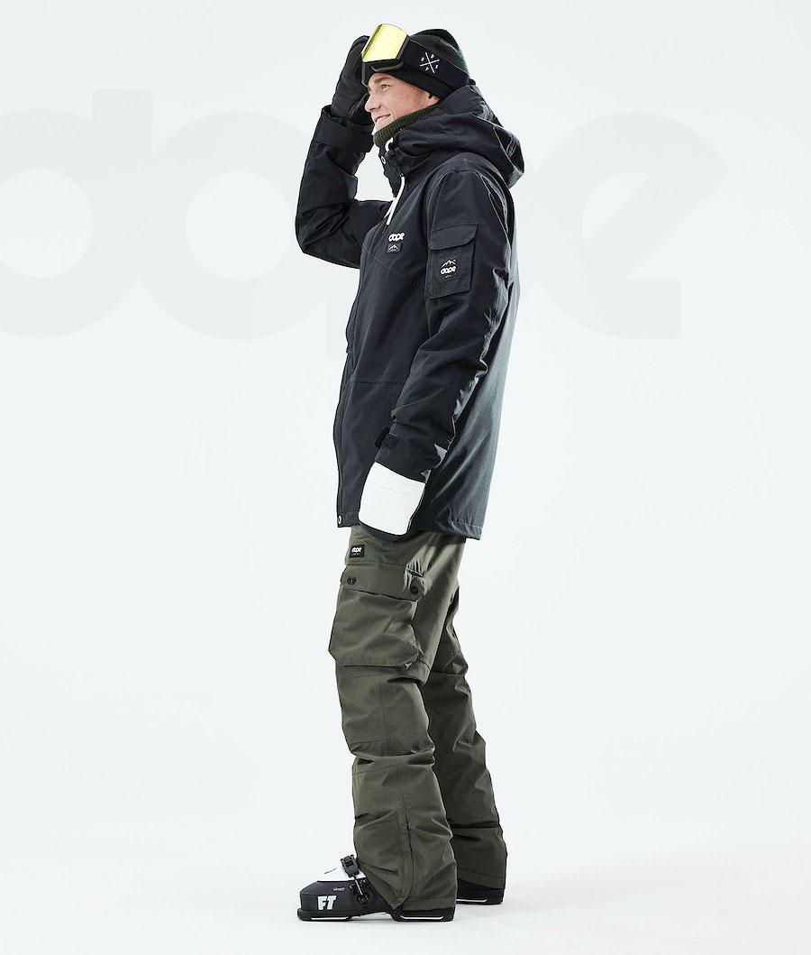 Black Men's Dope Adept 2021 Ski Jackets | AUNB2871