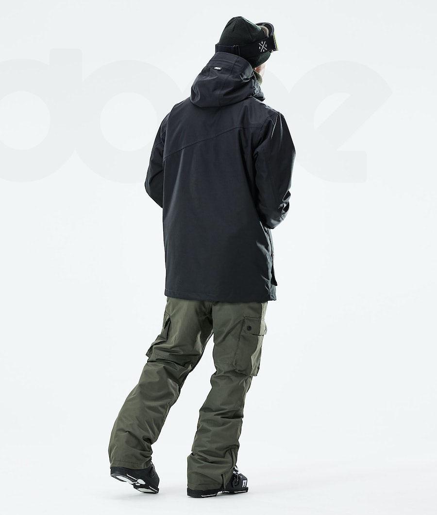 Black Men's Dope Adept 2021 Ski Jackets | AUNB2871