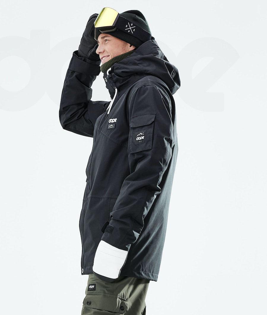 Black Men's Dope Adept 2021 Snowboard Jackets | AUQZ2727