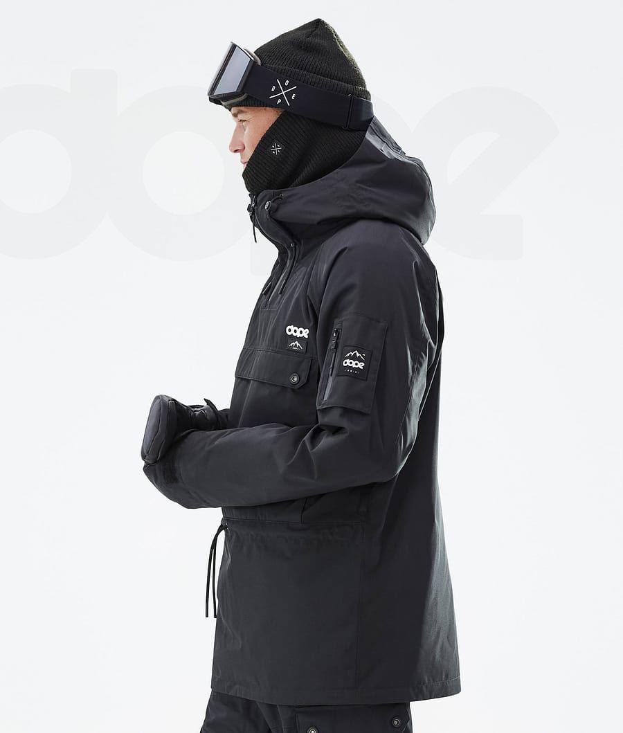 Black Men's Dope Annok 2020 Snowboard Jackets | AUMA2754