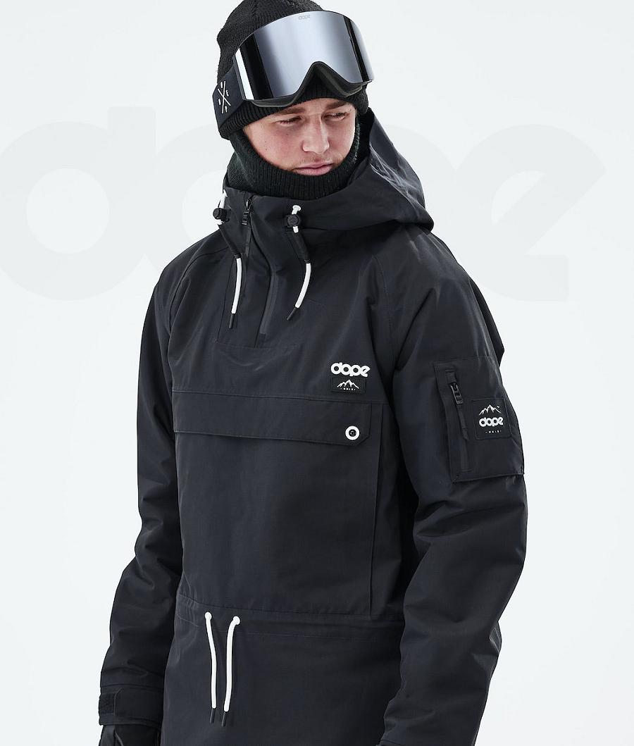 Black Men's Dope Annok 2021 Ski Jackets | AUQZ2895