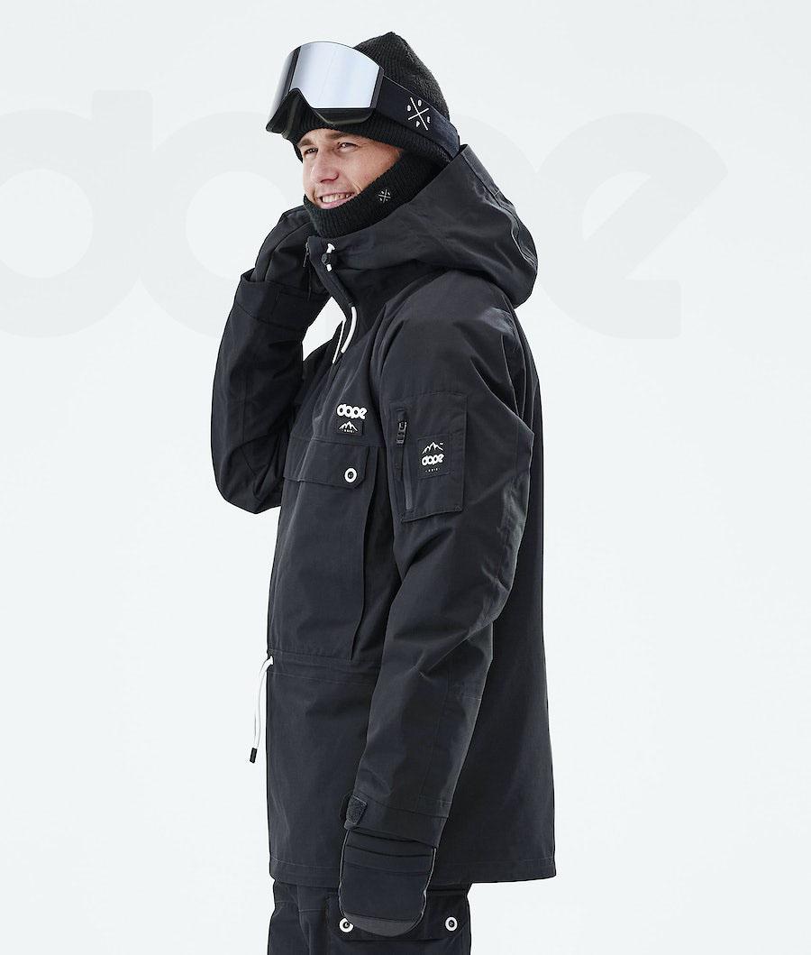 Black Men's Dope Annok 2021 Ski Jackets | AUQZ2895