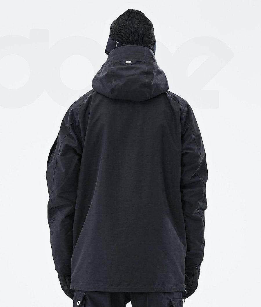 Black Men's Dope Annok 2021 Ski Jackets | AUQZ2895