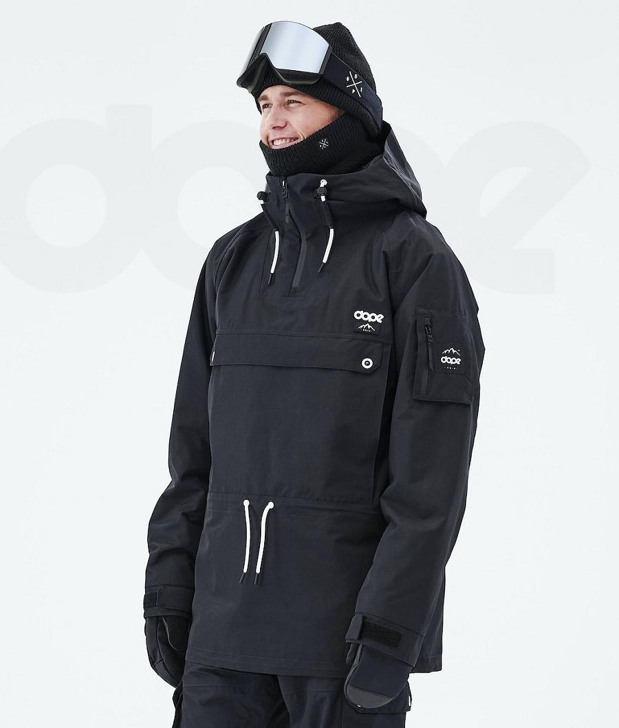 Black Men\'s Dope Annok 2021 Ski Jackets | AUQZ2895