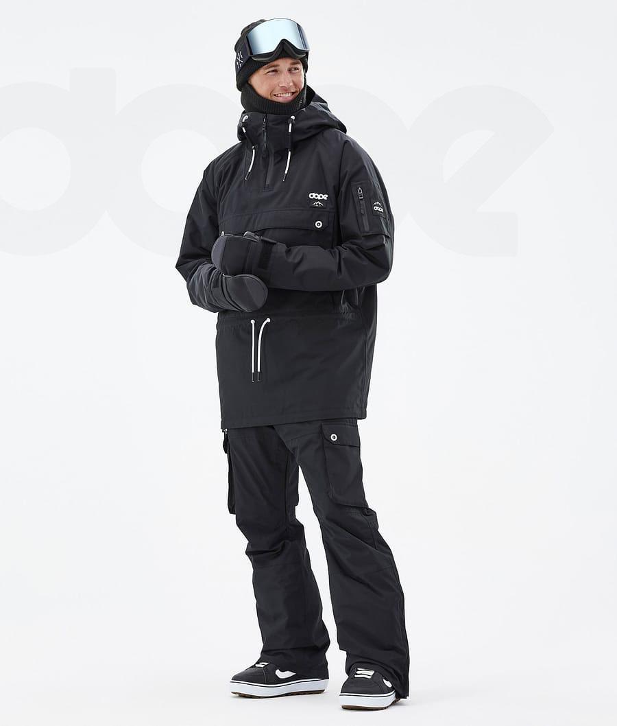 Black Men's Dope Annok Snowboard Jackets | AUEX2751