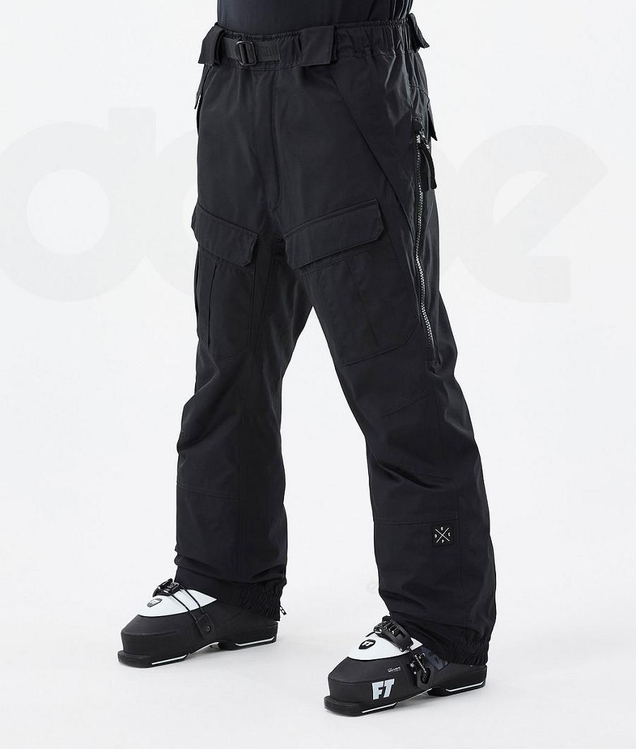 Black Men\'s Dope Antek Ski Pants | AUEX2609