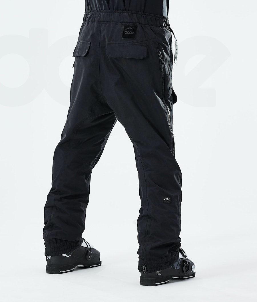 Black Men's Dope Antek Ski Pants | AUIS2604