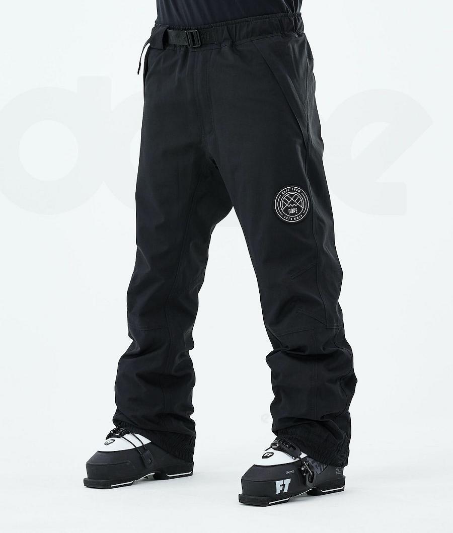 Black Men\'s Dope Blizzard 2021 Ski Pants | AUOR2630