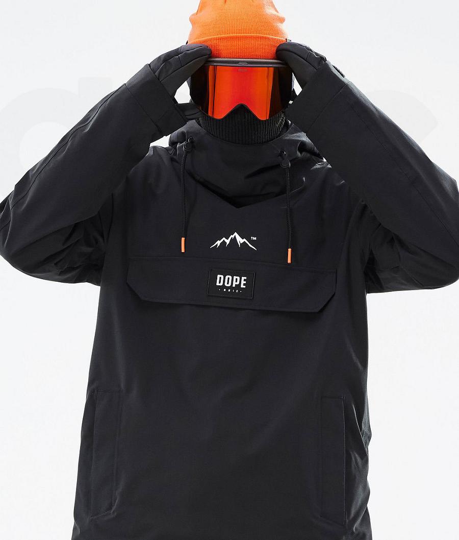 Black Men's Dope Blizzard Ski Jackets | AUFM2909