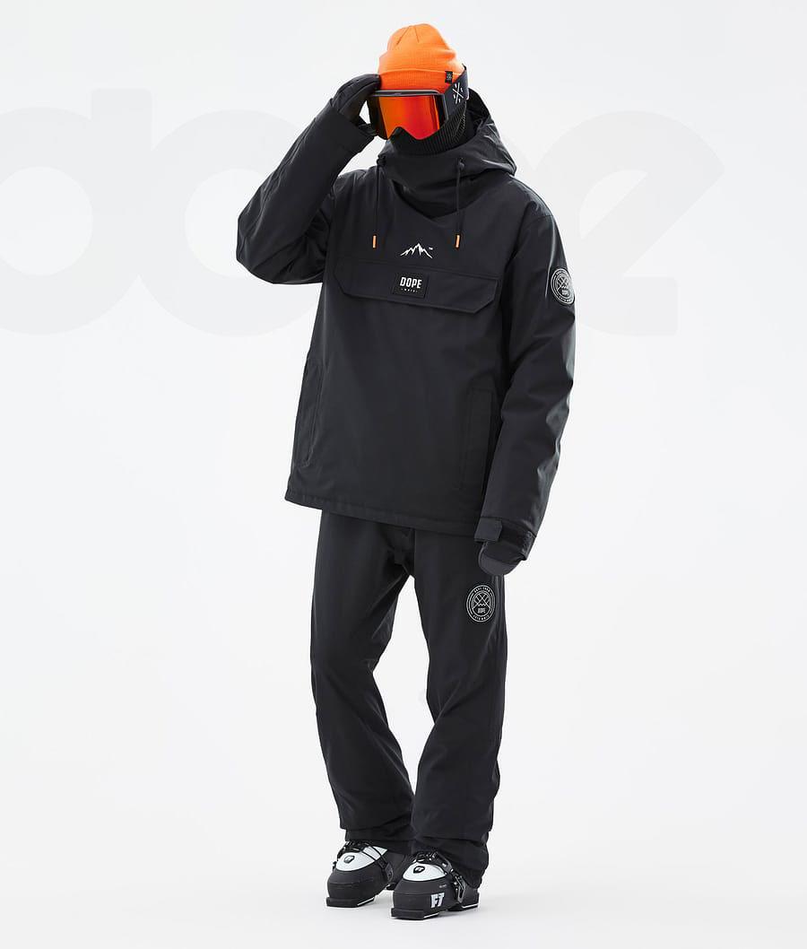 Black Men's Dope Blizzard Ski Jackets | AUFM2909