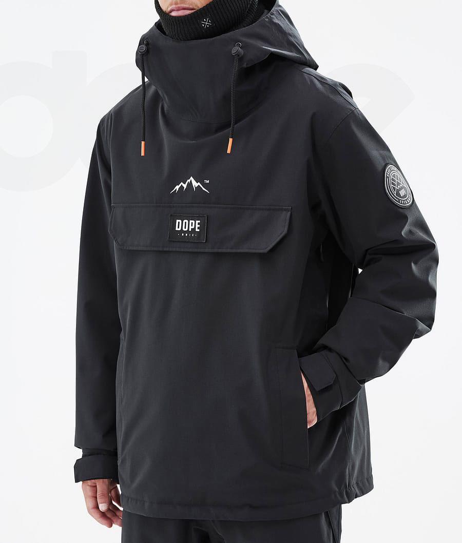 Black Men's Dope Blizzard Ski Jackets | AUFM2909