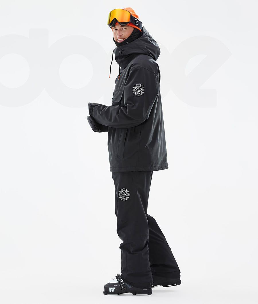 Black Men's Dope Blizzard Ski Jackets | AUFM2909