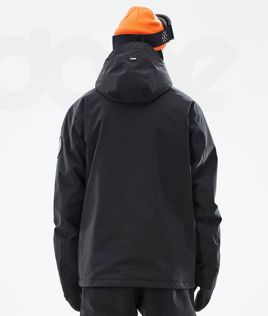 Black Men's Dope Blizzard Ski Jackets | AUFM2909