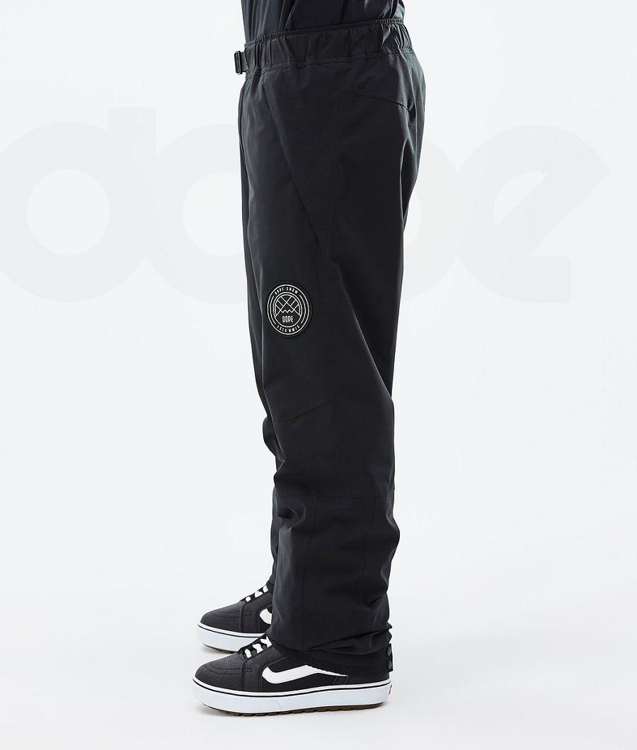 Black Men's Dope Blizzard Snowboard Pants | AUUT2553