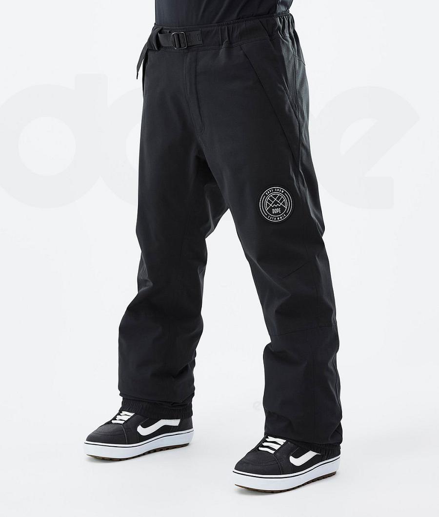 Black Men\'s Dope Blizzard Snowboard Pants | AUUT2553