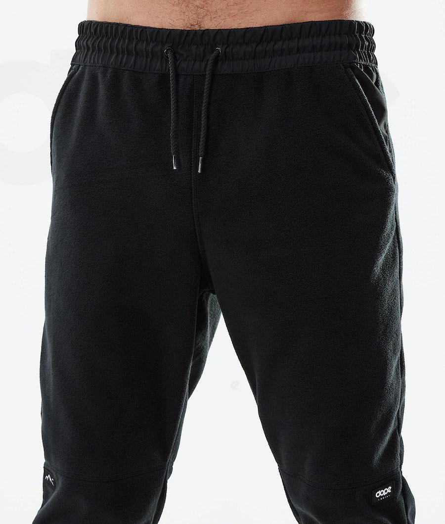 Black Men's Dope Comfy Pants Fleece | AUAP3027