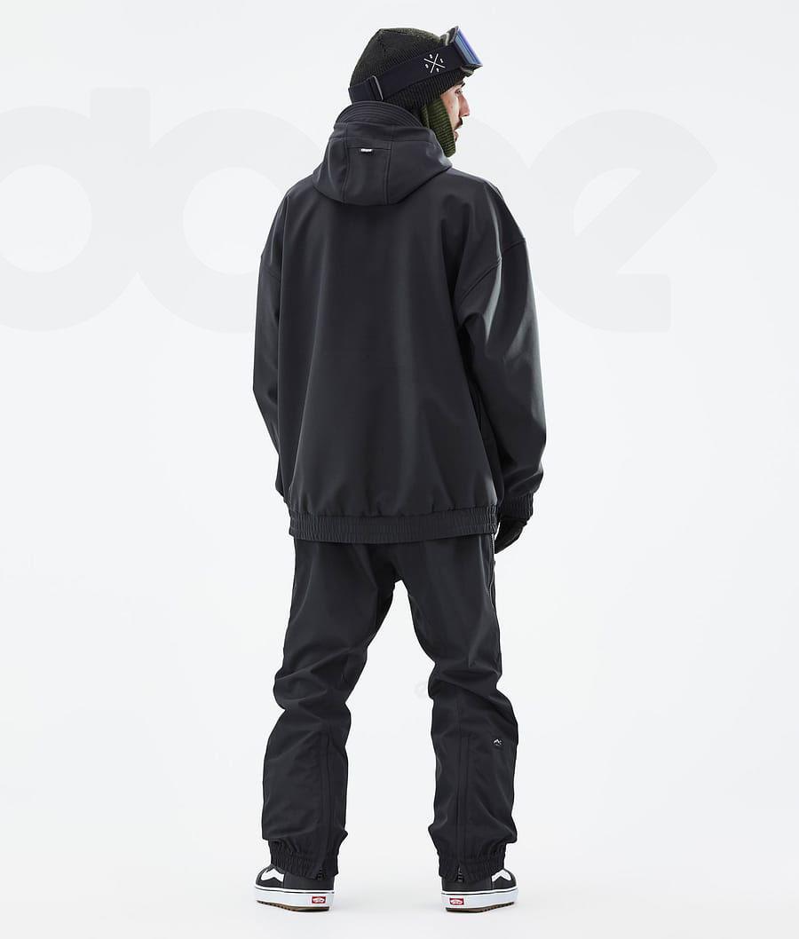 Black Men's Dope Cyclone Snowboard Jackets | AUIS2791