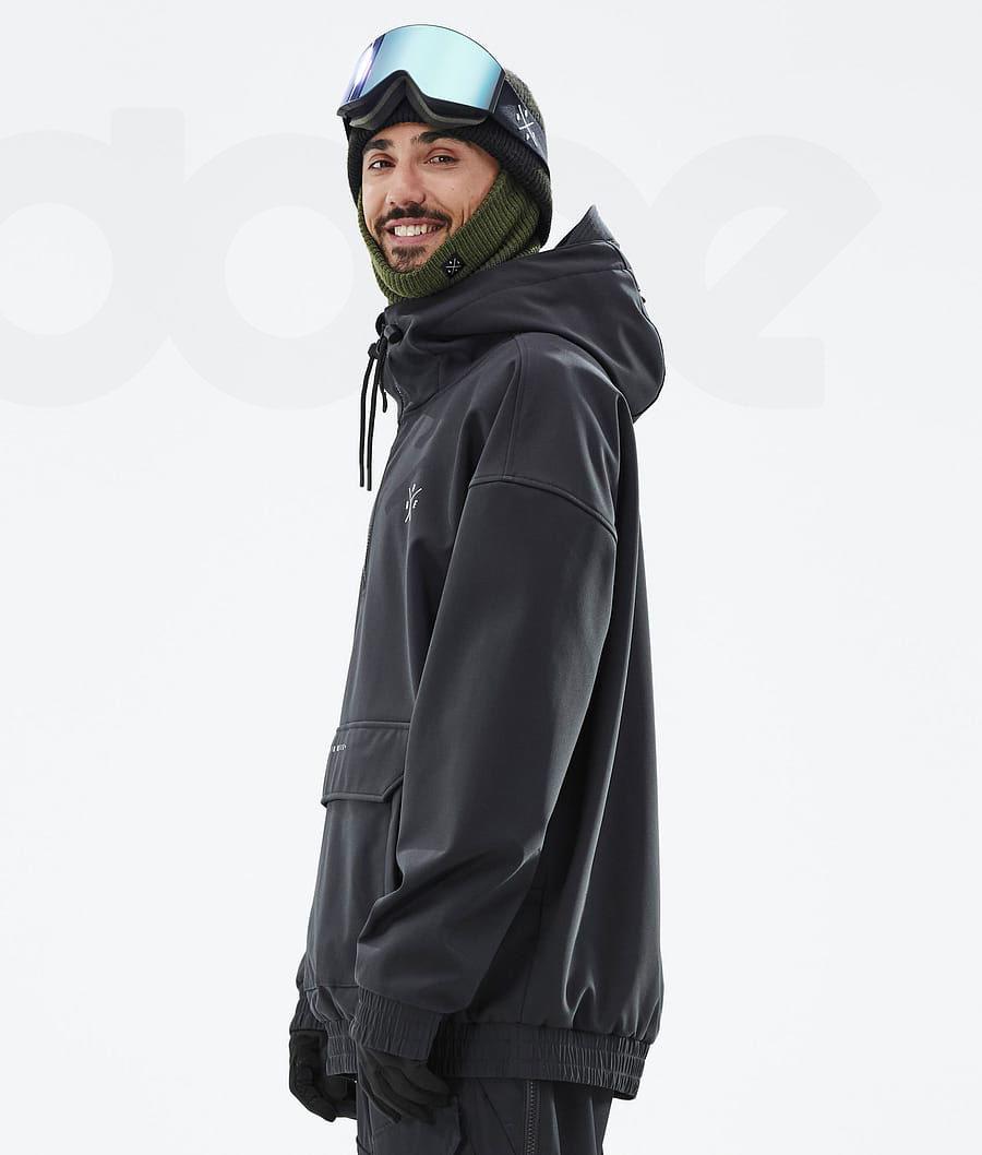 Black Men's Dope Cyclone Snowboard Jackets | AUIS2791