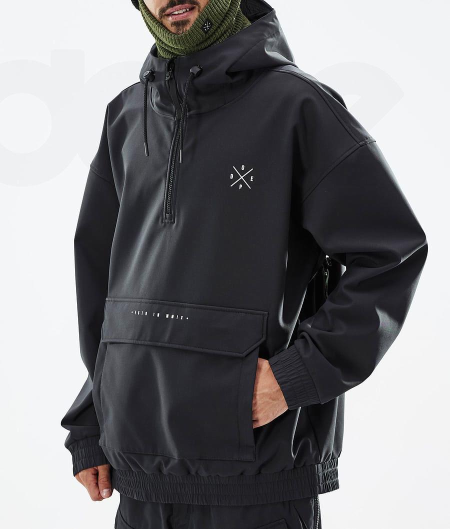 Black Men's Dope Cyclone Snowboard Jackets | AUIS2791