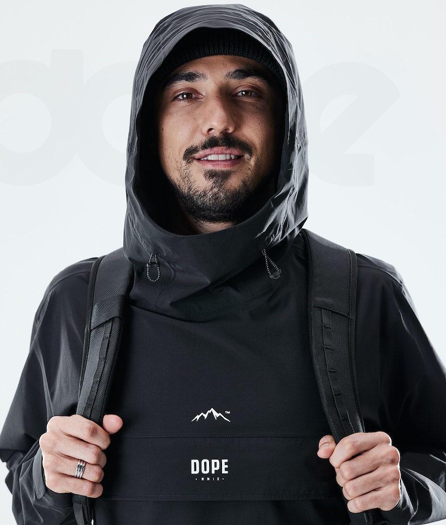 Black Men's Dope Drizzard Outdoor Jackets | AUSO2698