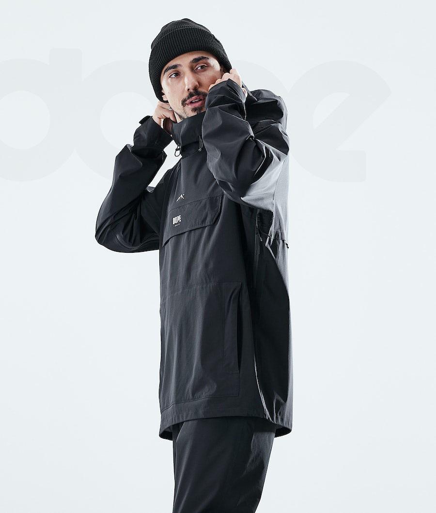 Black Men's Dope Drizzard Outdoor Jackets | AUSO2698