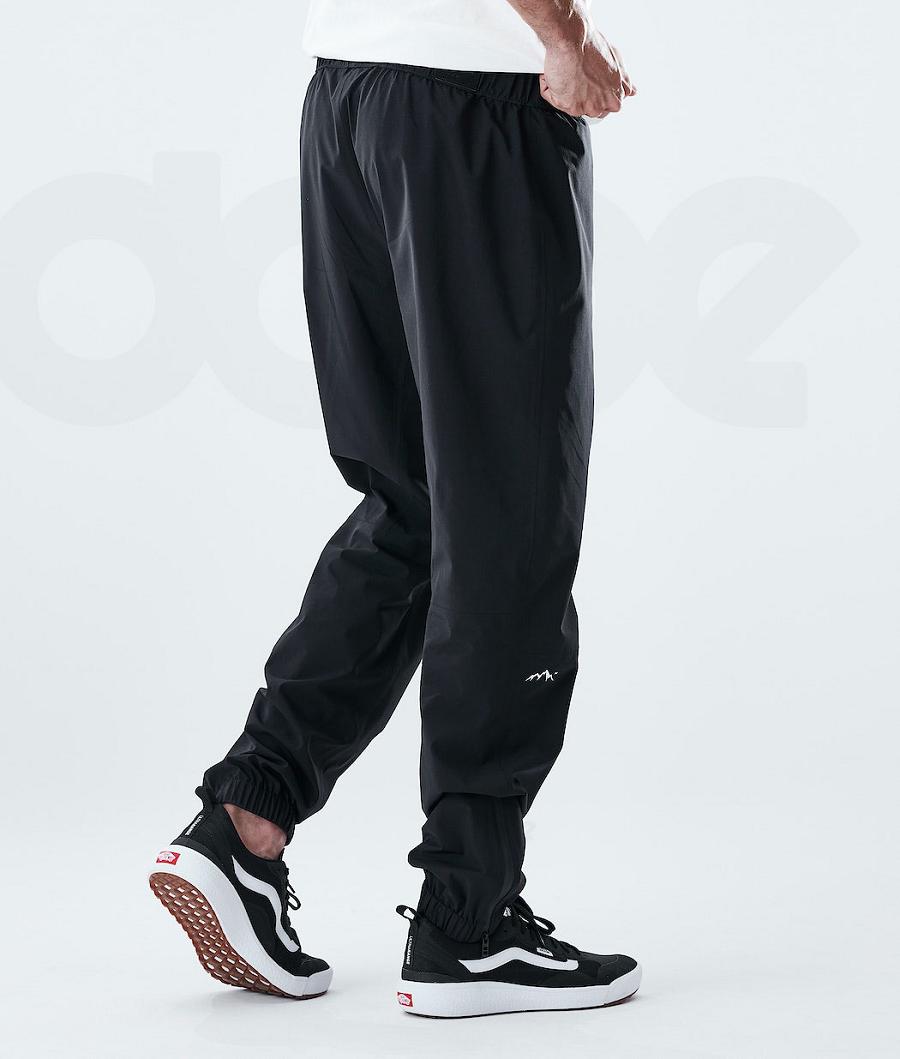 Black Men's Dope Drizzard Outdoor Pants | AUGL2668