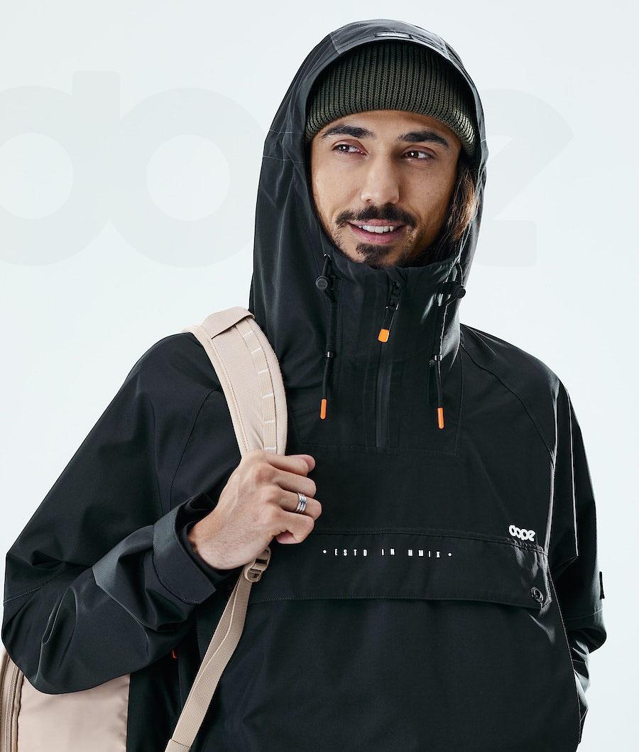 Black Men's Dope Hiker Outdoor Jackets | AUAP2699